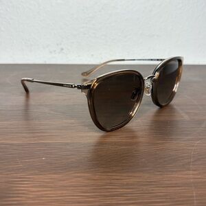 Coach HC 7135 565413 Light Gold Brown Metal & Plastic Sunglasses Brown Gradient